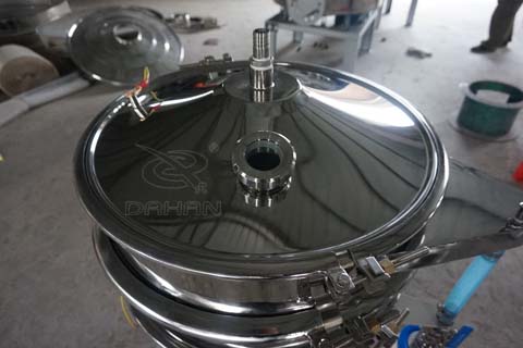 气体保护旋振筛进料口