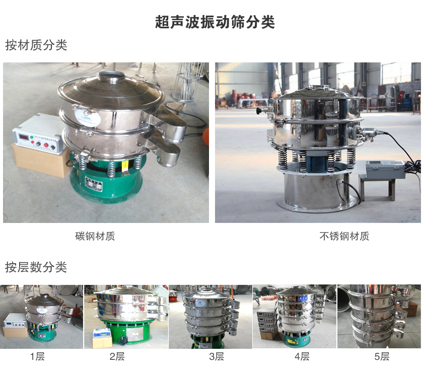 超声波振动筛分类