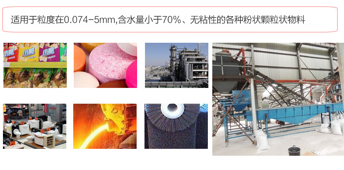 直线振动筛适用行业