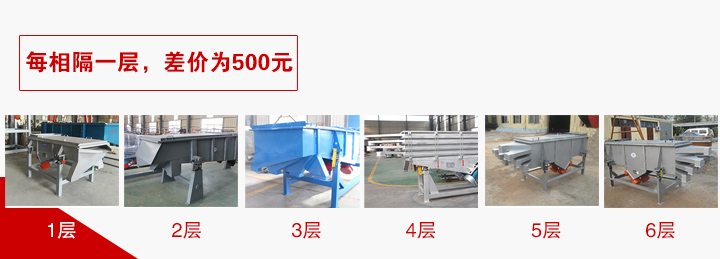 小型直线振动筛层数